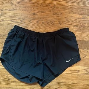 Nike black running shorts